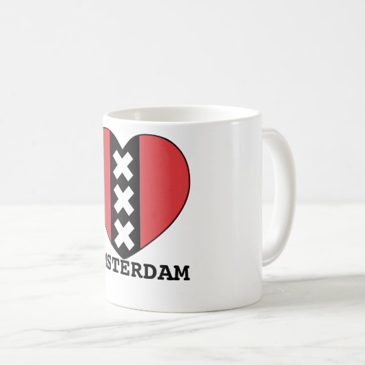 Mug I LOVE AMSTERDAM mok By Amsterdam (Devant droit)