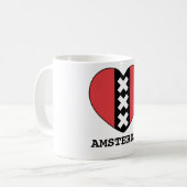 Mug I LOVE AMSTERDAM mok By Amsterdam (Devant gauche)
