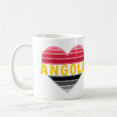 Mug I Love Angola, Coeur angolais (Gauche)