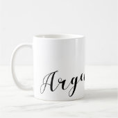 Mug I Love Argentina, Argentine Flag Heart (Gauche)