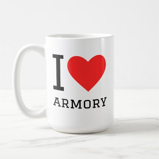 Mug I love armory (Gauche)
