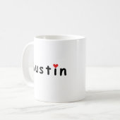 Mug I Love Austin (Devant gauche)