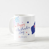 Mug "I LOVE AUSTRALIA" Australia Day 26 janvier (Devant gauche)