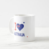 Mug "I LOVE AUSTRALIA" Australia Day 26 janvier (Devant gauche)
