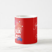 Mug "I LOVE AUSTRALIA" Australia Day 26 janvier (Centre)