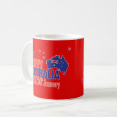 Mug "I LOVE AUSTRALIA" Australia Day 26 janvier (Devant gauche)