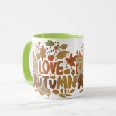 Mug I Love Automne Combo (Devant gauche)
