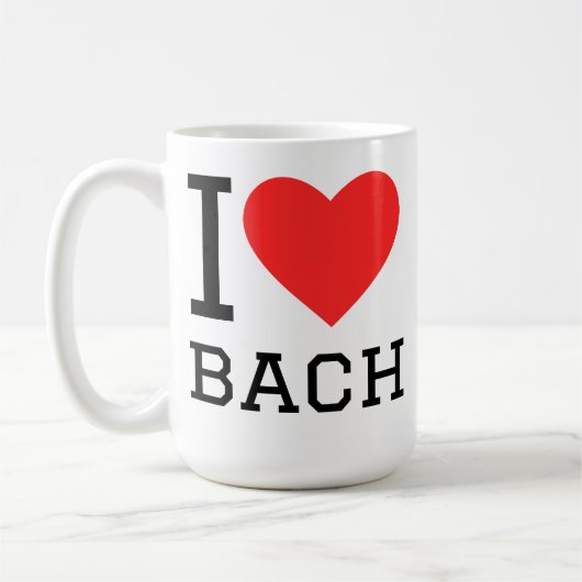 Mug I love Bach  (Gauche)