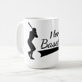 Mug I love Baseball (Devant gauche)