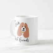 Mug I Love Basset Hounds (Devant gauche)