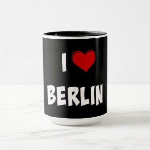 Mug I Love Berlin, classique noir
