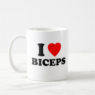 Mug I Love Biceps Funny Girls Night Social Gym Cadeau