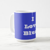 Mug I Love Blue (Devant gauche)