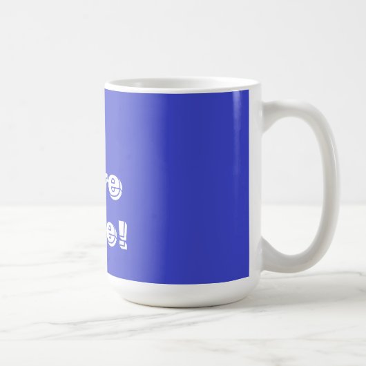 Mug I Love Blue (Droite)