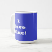 Mug I Love Blue (Devant gauche)