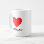 Mug I love bohemian (Devant gauche)