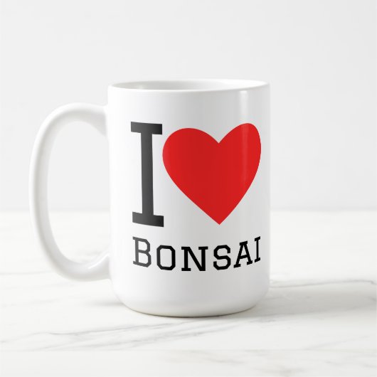 Mug I love bonsai (Gauche)