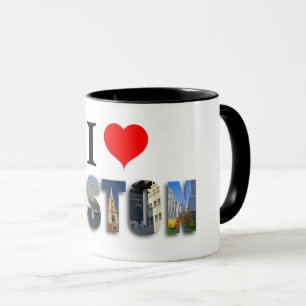 Mug I Love Boston Massachusetts Travel City Photo