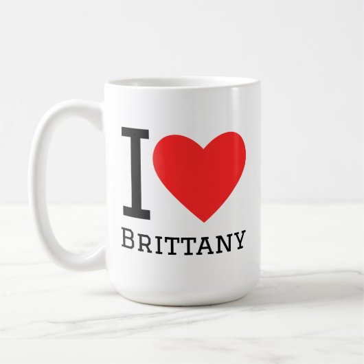 Mug I love brittany (Gauche)