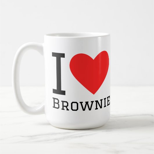 Mug I love brownie (Gauche)