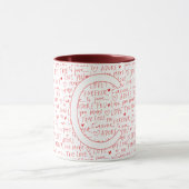 Mug I Love C You — Personalized Initial “C” Romantic D (Centre)