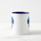 Mug I Love Cabo Verde - Cabo Verdean Drapeau Coeur (Centre)