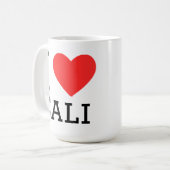 Mug I love cali (Devant gauche)