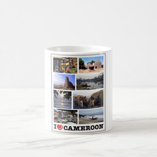 Mug I LOVE Cameroon - (Centre)