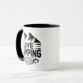 Mug I Love Camping (Devant gauche)