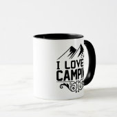 Mug I Love Camping (Devant droit)