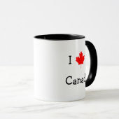 Mug I Love Canada (Devant droit)