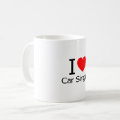 Mug I Love Car Singing (Devant gauche)