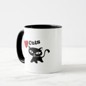 Mug I love cats (Devant gauche)