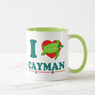 Mug I Love Cayman Caribbean Style Souvenir