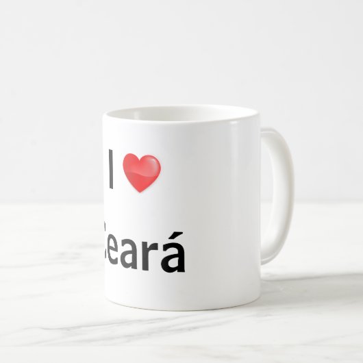 Mug I love Ceará (Devant droit)