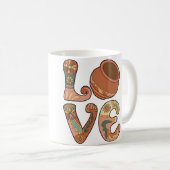Mug I Love Ceramics And Pottery Love (Devant droit)