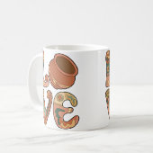 Mug I Love Ceramics And Pottery Love (Devant gauche)