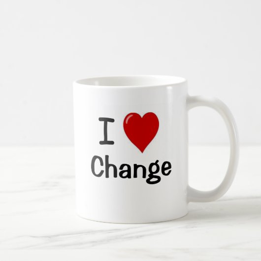 Mug I Love Change I Heart Fun Manager Quote Office (Droite)