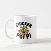 Mug I Love Chicken Pot Pi Math Food Pun  (Gauche)