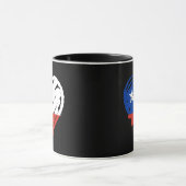 Mug I Love Chile - Chilien Drapeau Coeur (Centre)