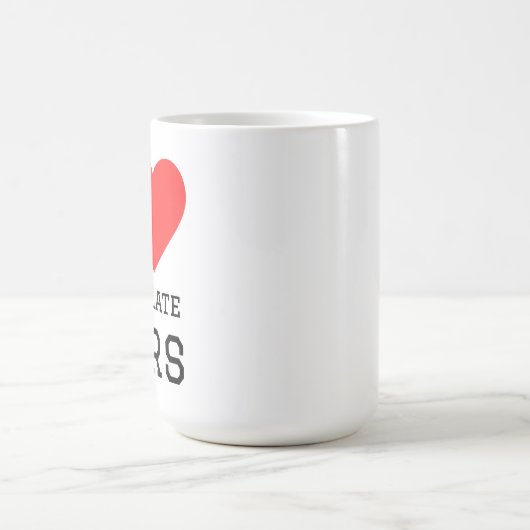 Mug I love chocolate bars (Centre)