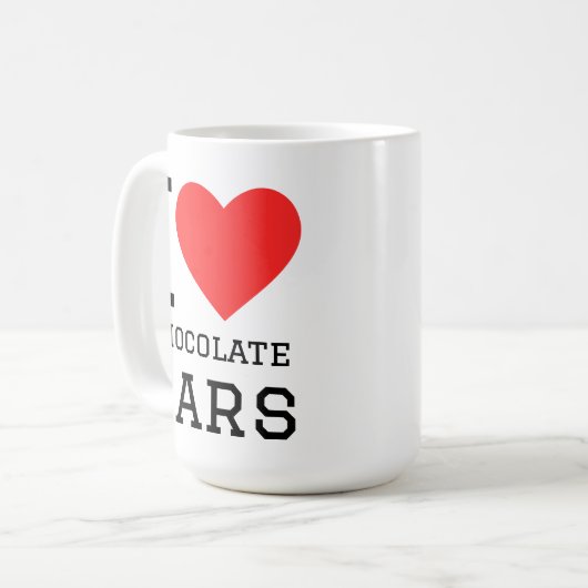 Mug I love chocolate bars (Devant gauche)
