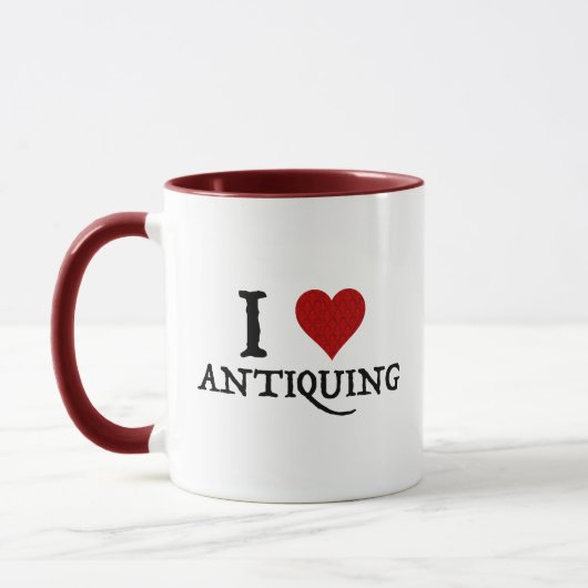 Mug I Love (Coeur) Antiquité (Gauche)