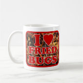 Mug I Love (Coeur) Fried Bugs / Insectes comestibles (Gauche)