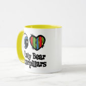 Mug I Love (Coeur) Laine Ours Caterpillar (Devant gauche)
