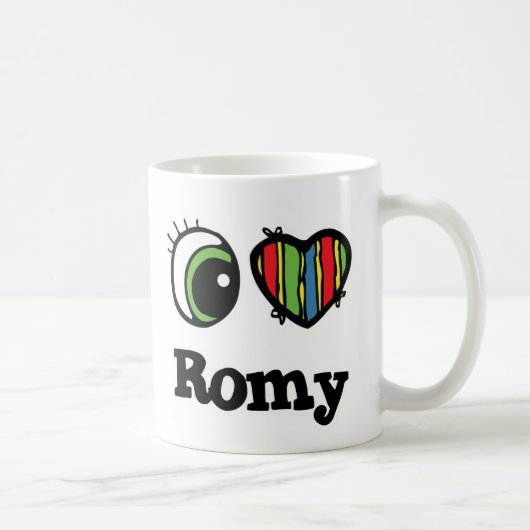 Mug I Love (Coeur) Romy (Droite)