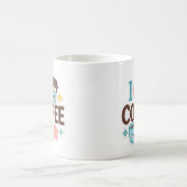 Mug I Love Coffee Cute Kawaii Sticker – Adorable Coffe (Centre)
