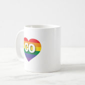Mug I Love Colorado Rainbow Heart (Devant gauche)