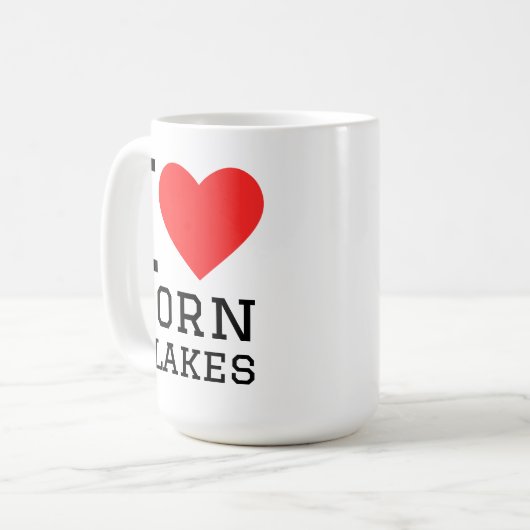 Mug I love corn flakes (Devant gauche)