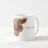 Mug I love Cows - Fermer la vache/texte modifiable (Devant droit)